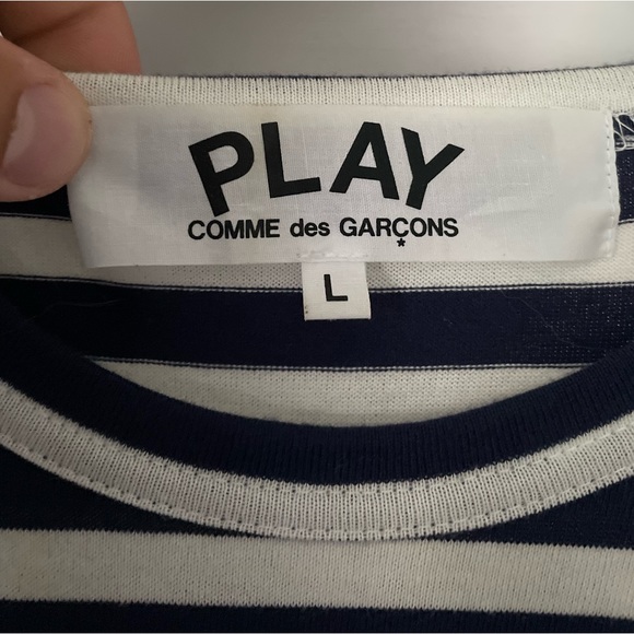 CDG - Comme des Garçons striped long sleeve shirt - Picture 3 of 4